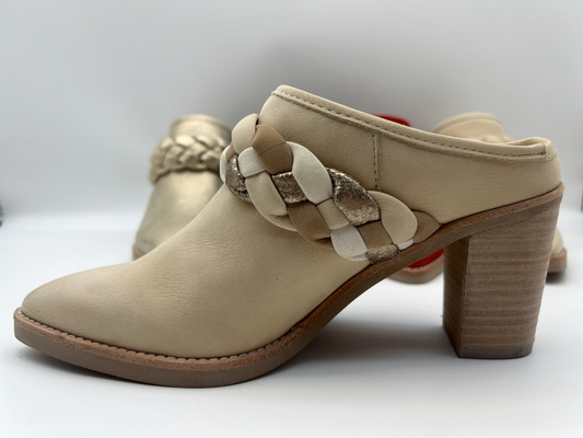 Tallone a 2 pollici chiuso di Toe Dress Shoes delle donne di ROSH con la cinghia tessuta