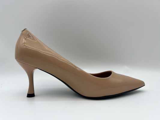 #6 - tacchi a spillo a 2 pollici di cuoio delle scarpe di vestito delle donne #11 con il dito del piede aguzzo