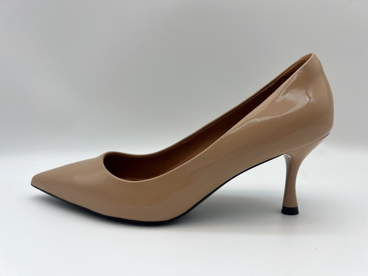 #6 - tacchi a spillo a 2 pollici di cuoio delle scarpe di vestito delle donne #11 con il dito del piede aguzzo