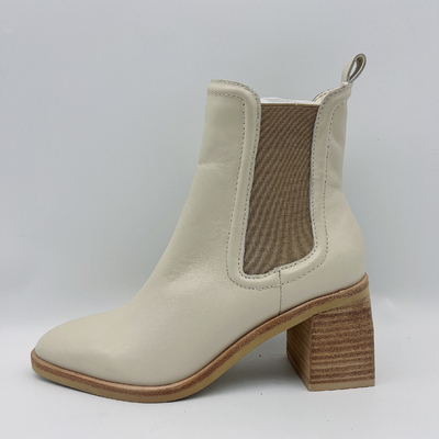 Stivali di cuoio #6 - quadrato Toe Boots del vestito delle donne impermeabili della caviglia #11