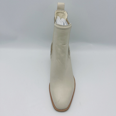 Stivali di cuoio #6 - quadrato Toe Boots del vestito delle donne impermeabili della caviglia #11