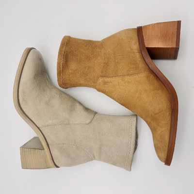 Stivali/ufficio Tan Suede Ankle Boots Womens del vestito delle donne comode