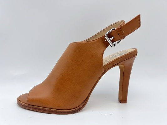 Sandali #6 - SGS di Tan High Heel Open Toe dei sandali delle donne di cuoio genuine #11