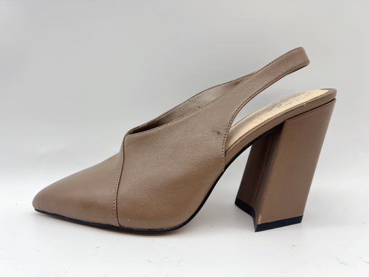Sandali alla moda dei tacchi alti di Lt Tan Ladies Soft Leather Sandals 5cm a 10 pollici