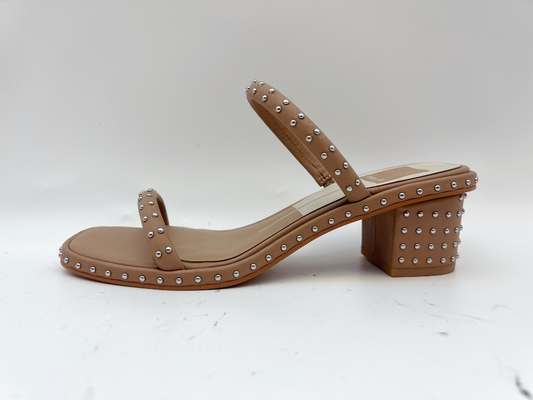Toe Soft Slippers Cow Leather aperto molle Tan Womens Open Toe Flats