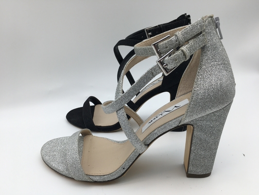 Sandali aperti di cuoio della cinghia di S dello SGS Toe Sandals Women ' singoli con la chiusura lampo di nylon di YKK