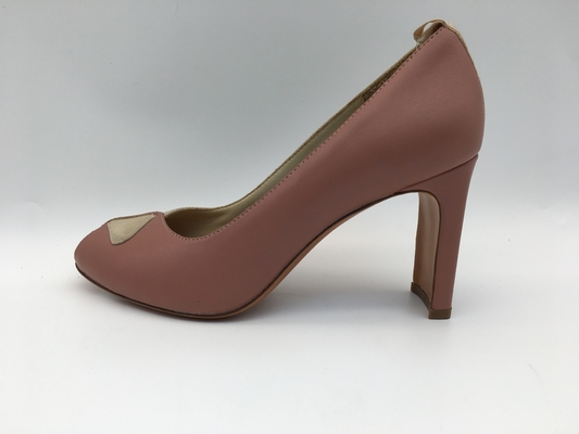 OEM del ODM di cuoio delle scarpe di vestito delle donne della pelle scamosciata con il pigolio Toe Heels