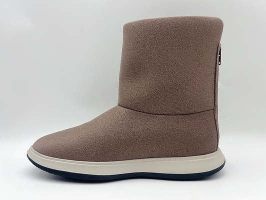 Alta chiusura lampo di nylon superiore di Lt Pink With YKK delle scarpe di lavoro non di slittamento comodo