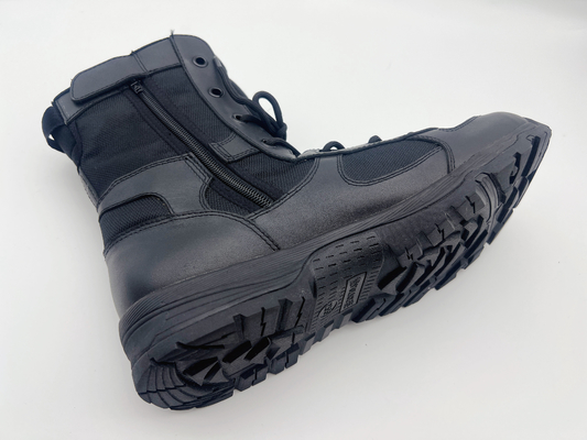 Alto slittamento della caviglia alla moda sulle scarpe di lavoro resistenti dell'olio comodo degli stivali del lavoro