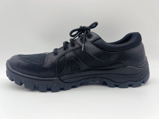 Portabile alla moda delle scarpe di lavoro di slittamento morbido nero della pelle bovina/comodo resistenti