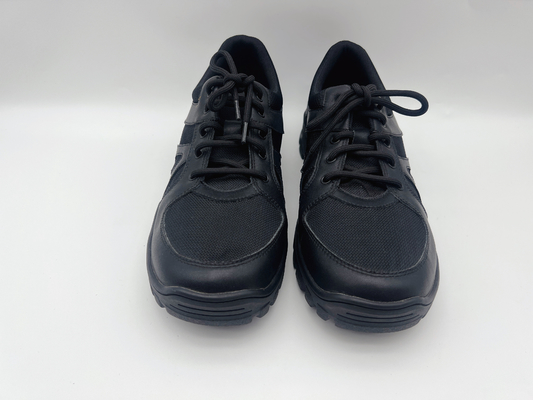 Portabile alla moda delle scarpe di lavoro di slittamento morbido nero della pelle bovina/comodo resistenti