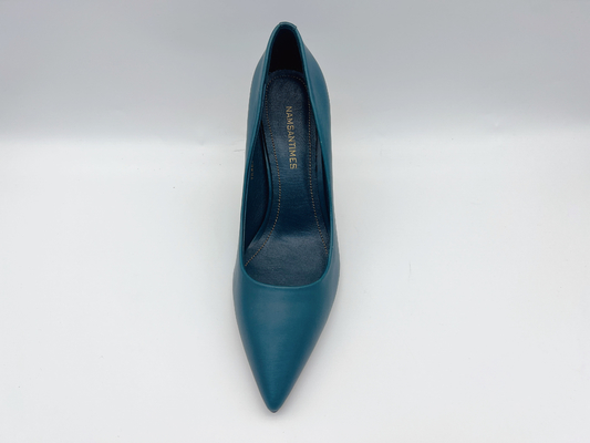 Le scarpe delle pompe delle donne della marina hanno indicato lo stiletto di Toe Closed Toe With 5cm