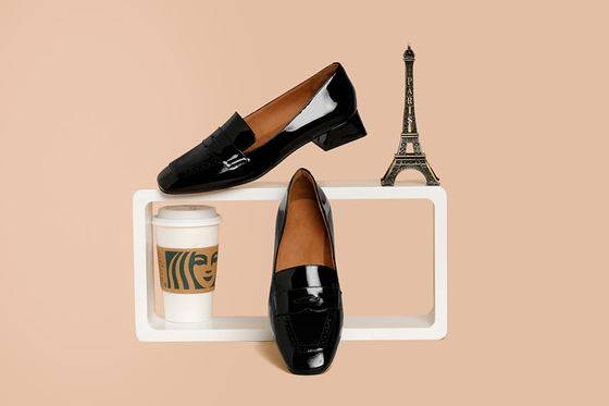 le donne basse del tallone di 2cm pompa le scarpe di pelle verniciata molli comode delle scarpe