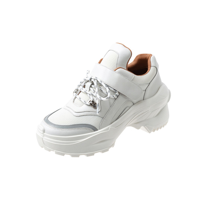 Le scarpe bianche del papà delle donne non slittano le scarpe casuali atletiche