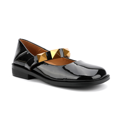 Scarpe di cuoio piatte da donna antiscivolo, scarpe Mary Jane da donna belle da donna