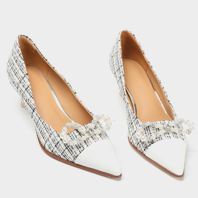 Scarpe di vestito di cuoio molli delle donne, scarpe di cucitura casuali quotidiane della pompa del tacco alto di 5cm