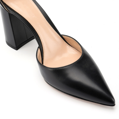 Il tallone quadrato Tan Ankle Strap Shoes, signore della cinghia della caviglia di 8cm veste le scarpe