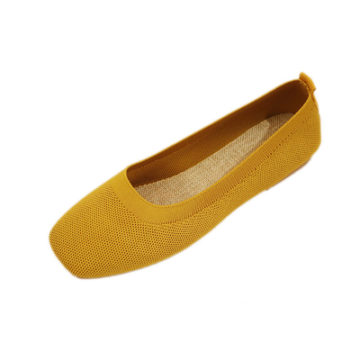 Tricottato rotondo signora Flats Shoes dei fannulloni di tutte le donne della partita della testa a fondo piatto quotidiano