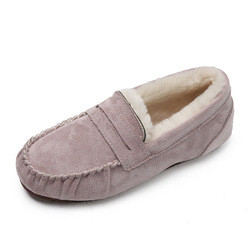 Tallone basso caldo intorno alle scarpe di punto di Toe Velvet Cotton Plush One per il pendolare
