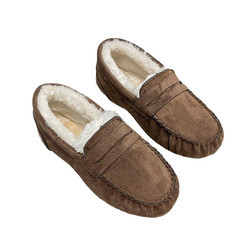 Tallone basso caldo intorno alle scarpe di punto di Toe Velvet Cotton Plush One per il pendolare