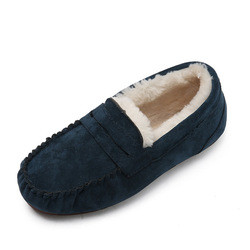 Tallone basso caldo intorno alle scarpe di punto di Toe Velvet Cotton Plush One per il pendolare