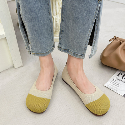 La bocca bassa tricottata Soled molle calza lo stile leggiadramente della primavera del pedale piano femminile dell'estate