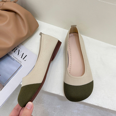 La bocca bassa tricottata Soled molle calza lo stile leggiadramente della primavera del pedale piano femminile dell'estate