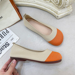 La bocca bassa tricottata Soled molle calza lo stile leggiadramente della primavera del pedale piano femminile dell'estate