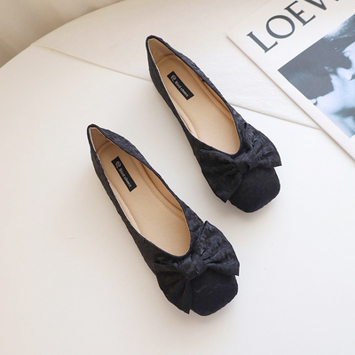 Eva Fabric Foam Ballerina Flats di gomma bianca calza Sofit sempre conforta per le donne