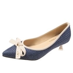 Colore tallonato elegante capo aguzzo della rappezzatura delle scarpe di signora Shallow Mouth Business alto