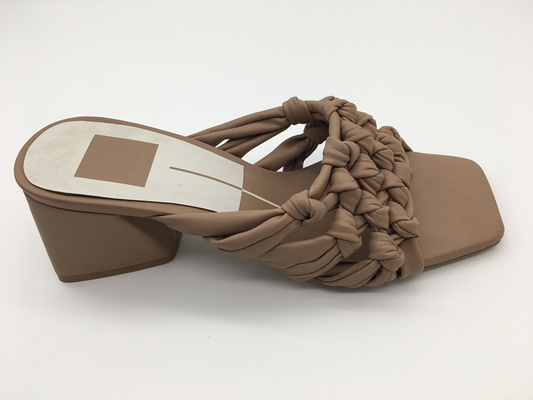 Sandali casuali delle signore di modo di Chunky Platform Sandals Brown Beige delle donne del ODM