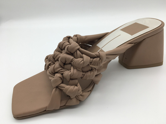 Sandali casuali delle signore di modo di Chunky Platform Sandals Brown Beige delle donne del ODM