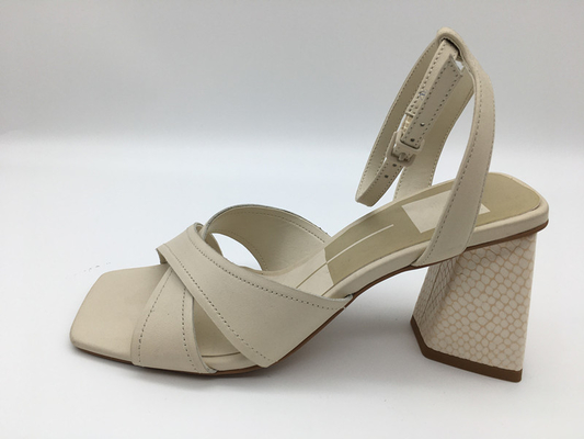 Rosa tallonato dei sandali di Nappa delle donne molli dell'unità di elaborazione/beige di cuoio/arancia