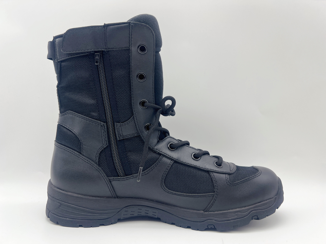 Alto slittamento della caviglia alla moda sulle scarpe di lavoro resistenti dell'olio comodo degli stivali del lavoro